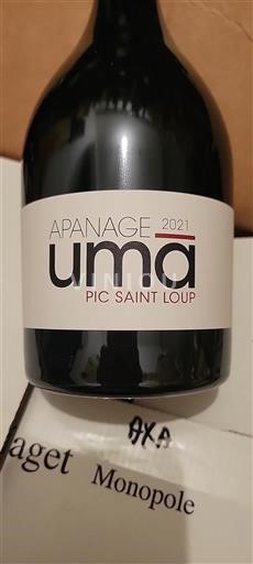 Languedoc Pic-saint-loup Apanage 2021