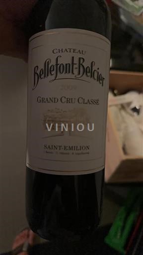 Bordéus Saint-Émilion Grand Cru Château Bellefont-Belcier 2009
