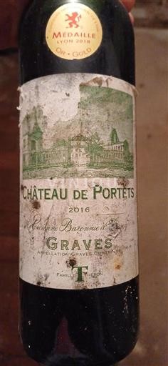 Bordeaux Graves Château Portets 2016