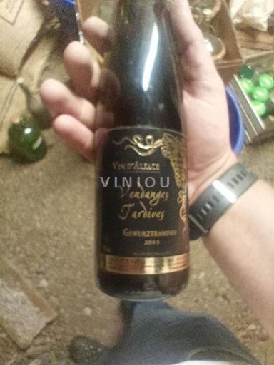 Vin Blanc moelleux Vendanges Tardives Gewurztraminer Jean-Baptiste Adam 2015 France Alsace