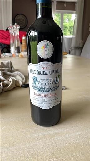 Bordeaux Lussac-saint-émilion Château Vieux Chambeau 2022