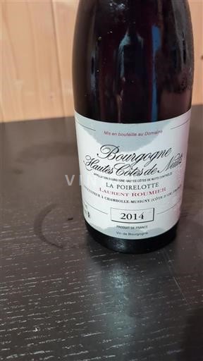 Borgoña No especificado Laurent Roumier La Poirelotte 2014