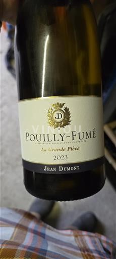 Vallée de la Loire Pouilly-fumé Jean Dumont La Grande Pièce 2023