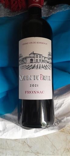 Bordeaux Fronsac Château Breuil 2021