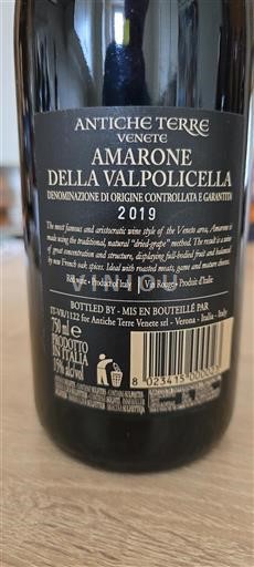 Veneto Amarone della Valpolicella Antiche Terre Venete Amarone della Valpolicella 2019