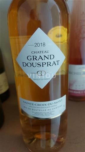 Bordeaux Sainte-Croix-Du-Mont Château Grand Dousprat 2018