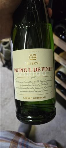 Languedoc Picpoul-de-pinet Gérard Bertrand Réserve 2023