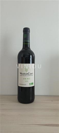 Bordeaux Mouton Cadet Vin Bio 2019