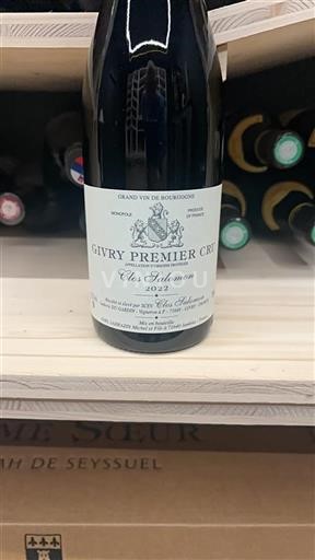 Burgundy Givry Premier Cru Clos Salomon 2022