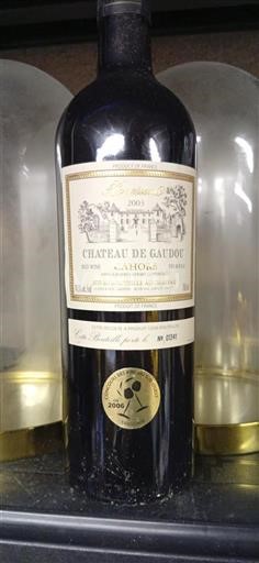 Sudoeste Cahors Château Gaudou Renaissance 2003