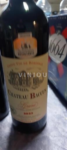 Bordeaux Graves Château Bacchus 2020