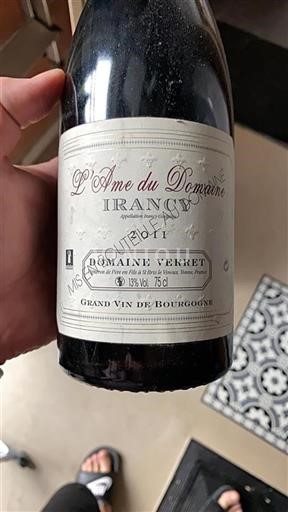 Borgogna Irancy Domaine Verret L'Ame du Domaine 2011
