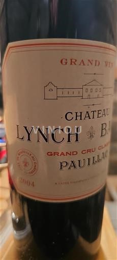 Bordeaux Pauillac Grand Cru Classé Château Lynch-Bages 2004
