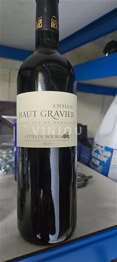 Bordeaux Côtes-de-bourg Château Haut Gravier 2019