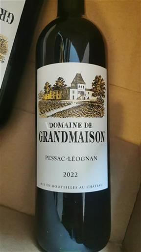 Bordeaux Pessac-Léognan Domaine Grandmaison 2022