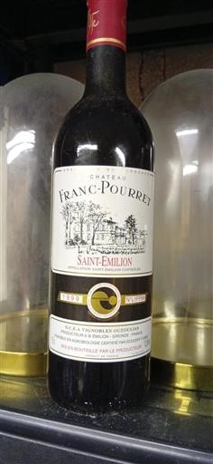 Bordeaux Saint-Émilion Grand Cru Château Franc-Pourret 1999