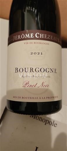 Bourgogne Jérôme Chezeaux Pinot Noir 2021