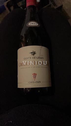 Vin Rouge sec Cuvée de l'Empi Cave de Tain 2021 France Vallée du Rhône Crozes-hermitage