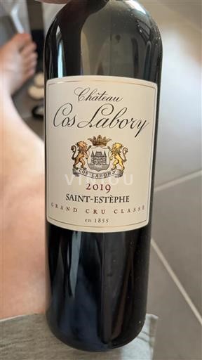 Bordeaux Saint-Estèphe Grand Cru Cos Labory 2019