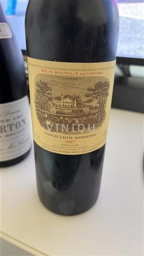 Bordeaux Pauillac Grand Cru Lafite Rothschild 1987