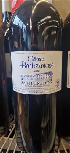 Bordéus Saint-Émilion Château Barberousse 2020