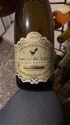 Loirevallei Coteaux du Layon Domaine La Rossignolerie Grains d'Automne 2009