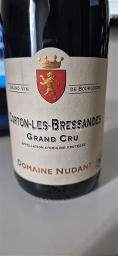 Borgogna Corton-Bressandes Grand Cru Domaine Nudant 2020