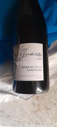 Loiren laakso Määrittelemätön Domaine La Barbinière Les Gneiss 2009
