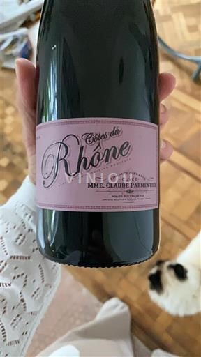 Rhônen laakso Côtes-du-rhône MME. CLAUDE PARMENTIER Ei vuosikertaa