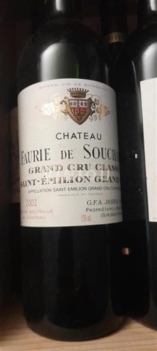 Bordeaux Saint-Émilion Grand Cru Grand Cru Classé Château Faurie de Souchard 2002