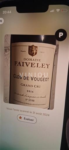 Borgogna Clos-de-vougeot Grand Cru Domaine Faiveley 2016
