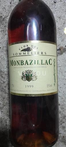 Sydväst Monbazillac Club des Sommeliers 1999