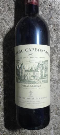 Bordeaux Pessac-Léognan Grand Cru Château Carbonnieux 1999