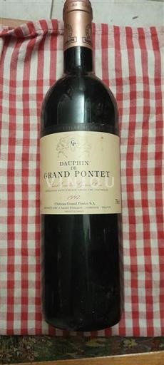 Bordeaux Saint-Émilion Grand Cru Grand Cru Grand Pontet Dauphin de Grand Pontet 1997
