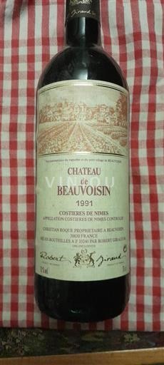 Valle del Rodano Costières di Nîmes Château Beauvoisin 1991