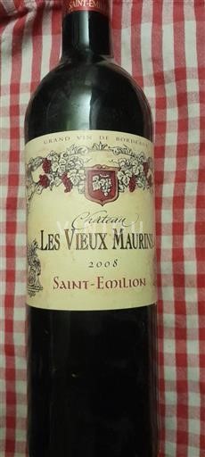 Bordeaux Saint-Émilion Les Vieux Maurins 2008