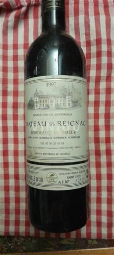 Bordeaux Bordeaux supérieur Château Reignac 1997