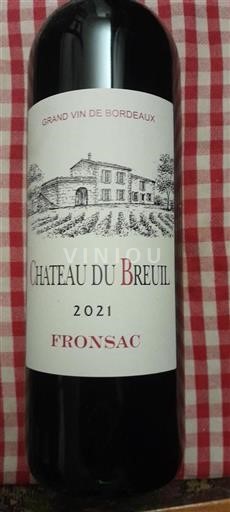Bordeaux Fronsac Château Breuil 2021