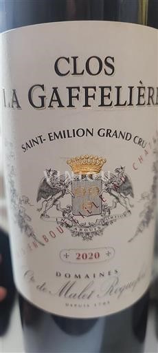 Bordeaux Saint-Émilion Grand Cru Grand Cru Clos La Gaffelière 2020