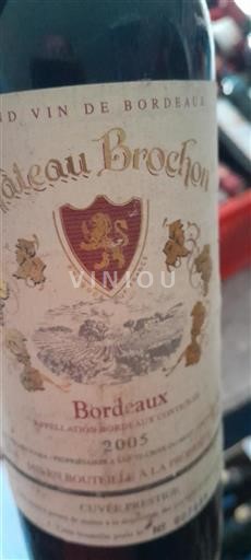 Bordeaux Château Brochon Prestige 2005
