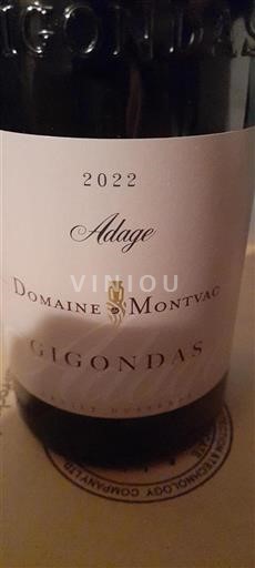 Rhônevallei Gigondas Domaine Montvac Adage 2022