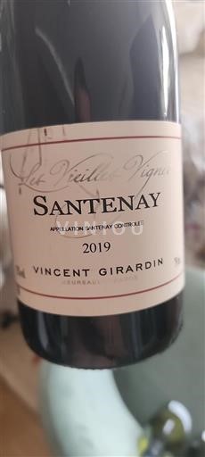 Bourgogne Santenay Vincent Girardin Les Vieilles Vignes 2019