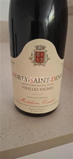 Vin Rouge sec Vieilles Vignes Madeleine Courtot 2019 France Bourgogne Morey-saint-denis AOC