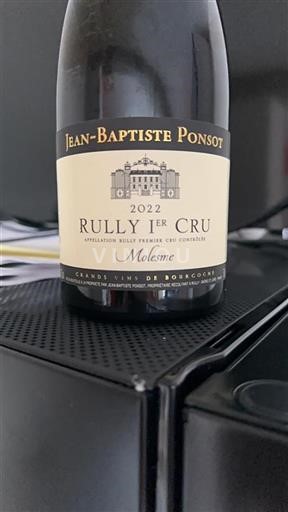 Bourgogne Rully Premier Cru Jean-Baptiste Ponsot Molesme 2022