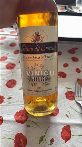 Bordeaux Premières-côtes-de-bordeaux Château Courmey Moelleux 2009