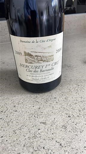 Bourgogne Ospecificerad Premier Cru Domaine La Côte Argent Clos des Barraults 2009