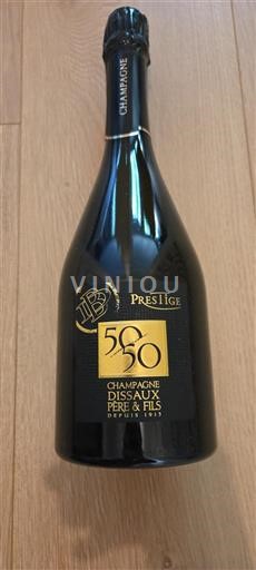 Champaña Champán Dissaux Père & Fils 50/50 Prestige Sin añada