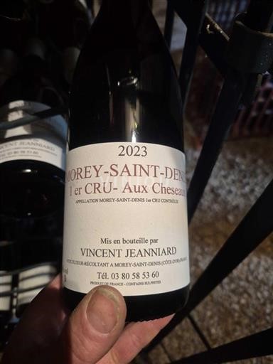 Borgogna Morey-saint-denis Premier Cru Vincent Jeanniard Aux Cheseaux 2023