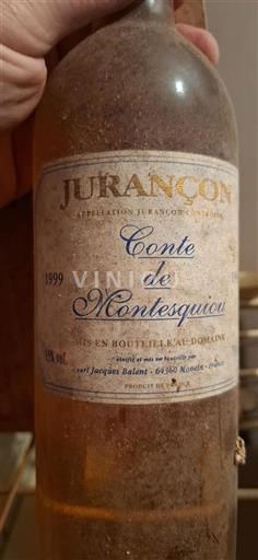 Jihozápad Jurançon Jacques Balent Conte de Montesquiou 1999