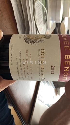 Rhônen laakso Côtes-du-rhône Benoit 2018